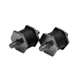 Hexagonal M6 Zinc Plated Steel Anti Vibration Mount for Land Rover Parking Brake module x2